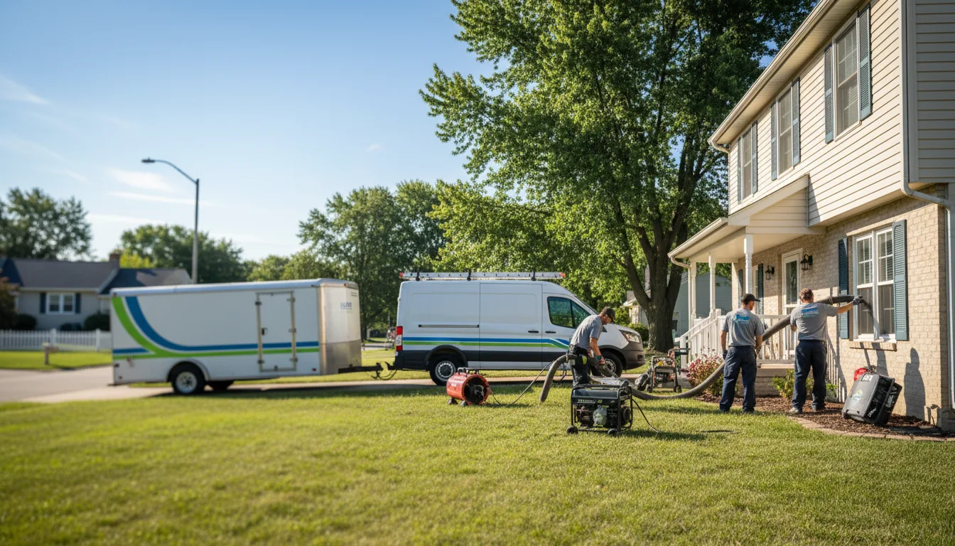 Flooded Basement Restoration And Cleanup With Repair in Chapman, KS near me
